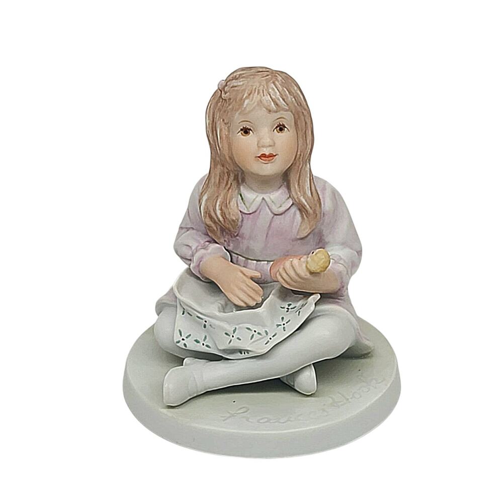 Vintage 1982 "My Dolly" By Frances Hook Porcelain Figurine Girl With Doll